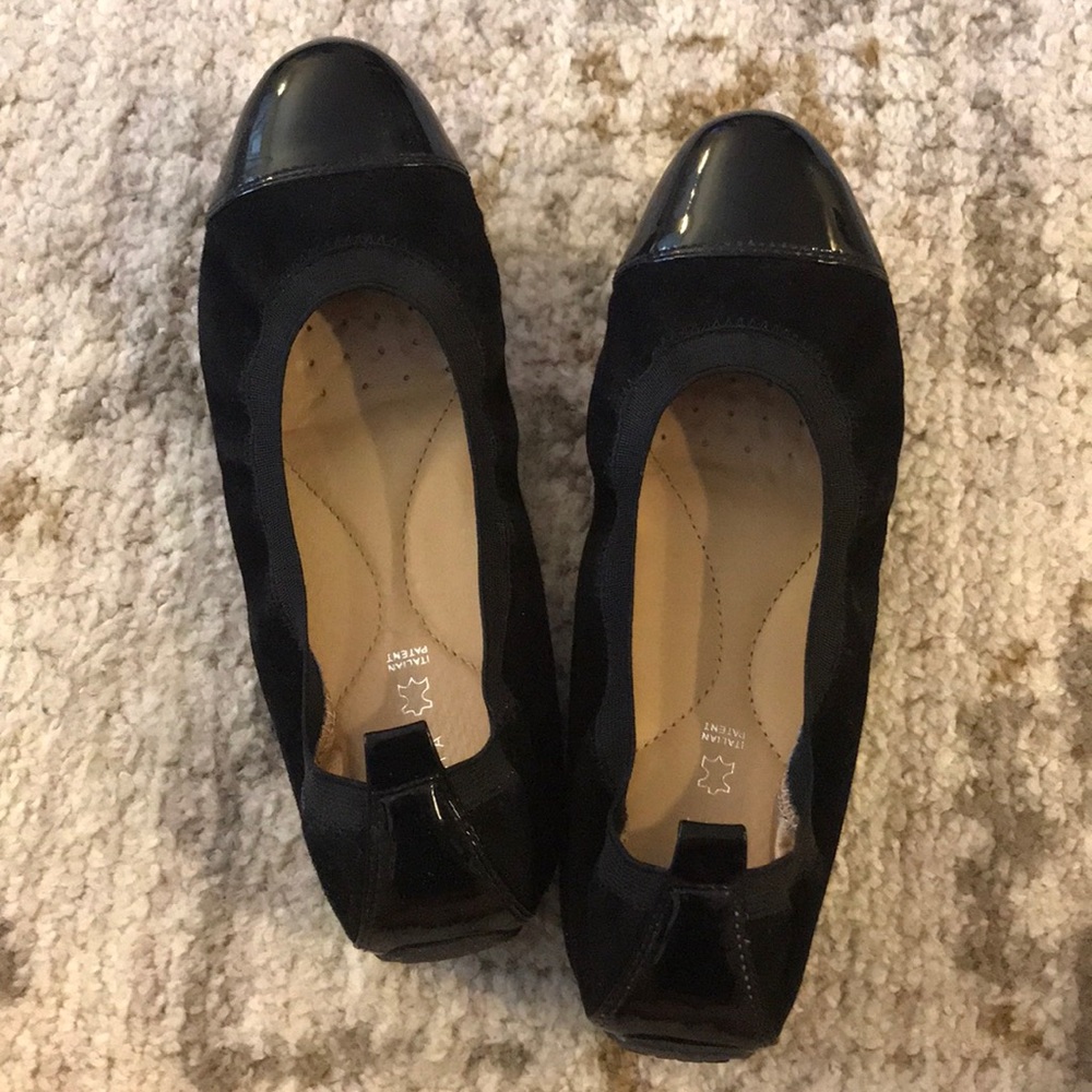 GEOX Black Ballet Flats